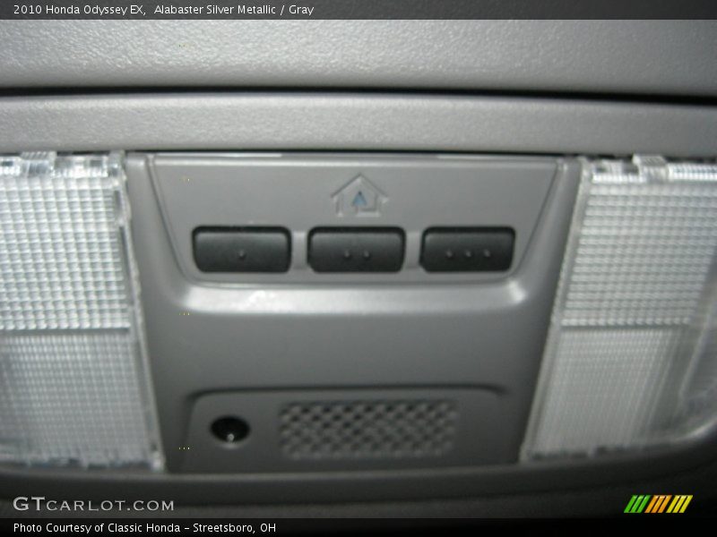 Alabaster Silver Metallic / Gray 2010 Honda Odyssey EX