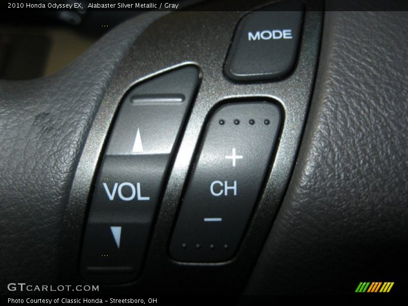 Alabaster Silver Metallic / Gray 2010 Honda Odyssey EX