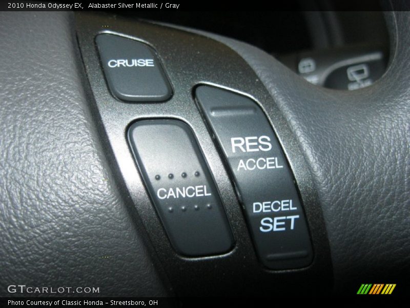 Alabaster Silver Metallic / Gray 2010 Honda Odyssey EX