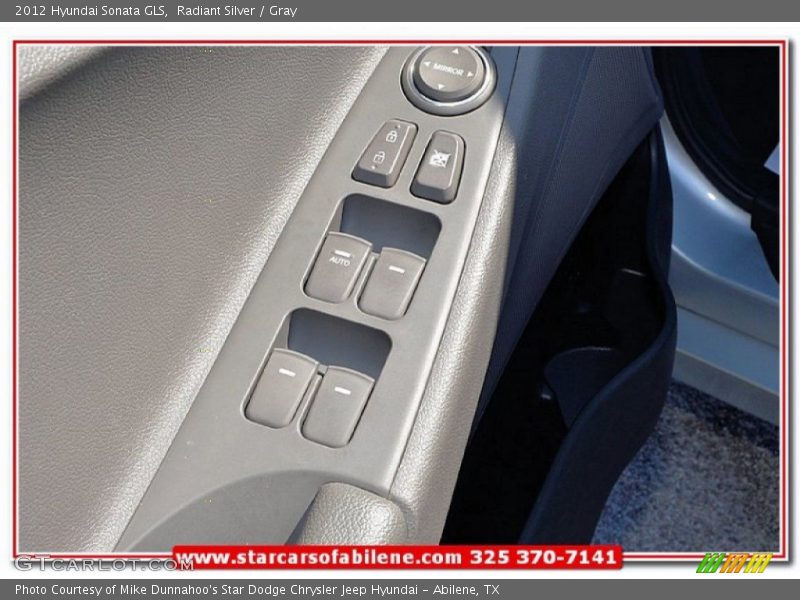 Radiant Silver / Gray 2012 Hyundai Sonata GLS