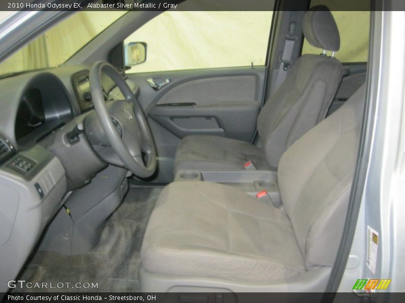Alabaster Silver Metallic / Gray 2010 Honda Odyssey EX