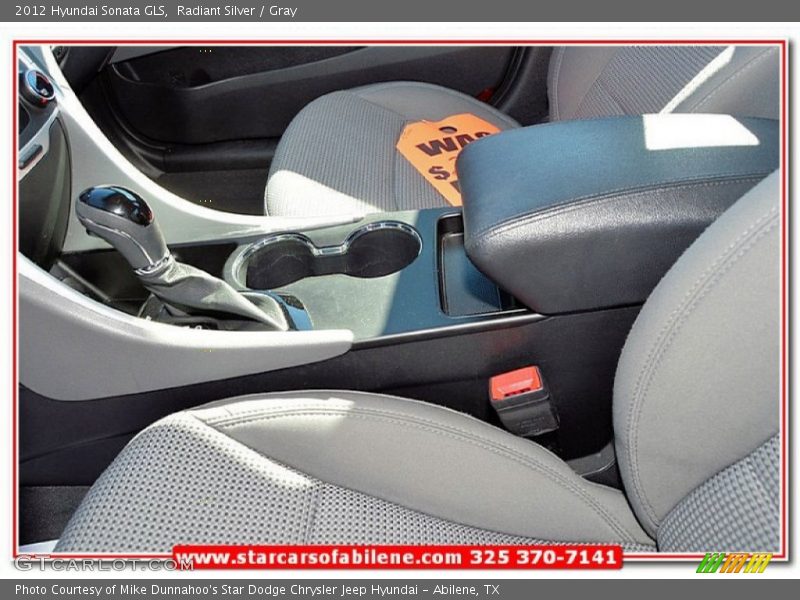 Radiant Silver / Gray 2012 Hyundai Sonata GLS