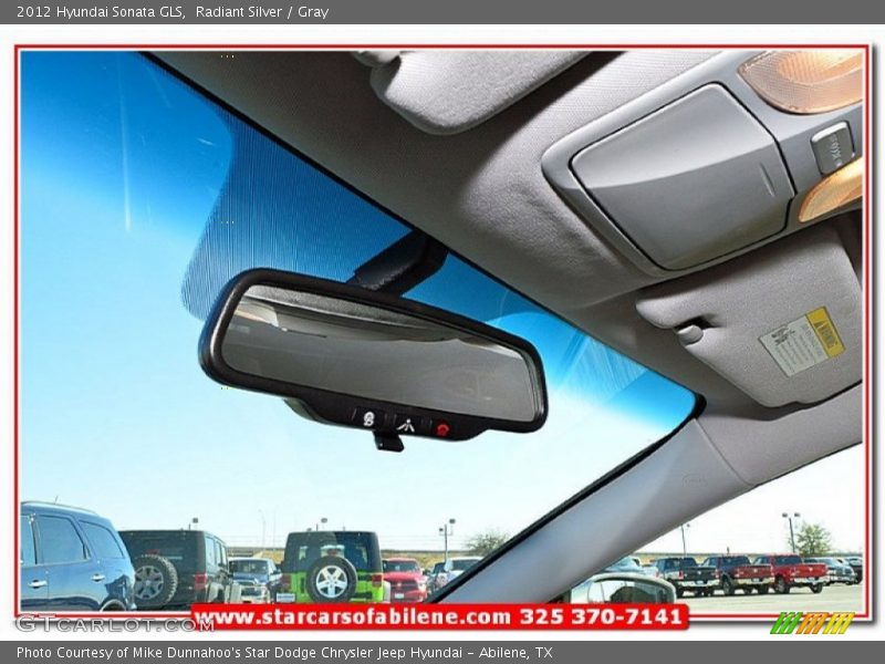 Radiant Silver / Gray 2012 Hyundai Sonata GLS