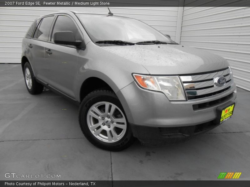 Pewter Metallic / Medium Light Stone 2007 Ford Edge SE