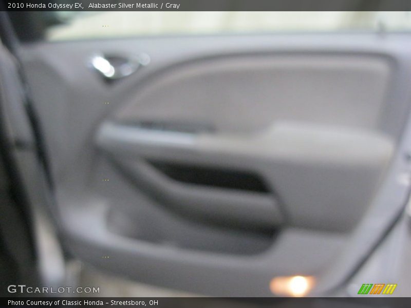 Alabaster Silver Metallic / Gray 2010 Honda Odyssey EX