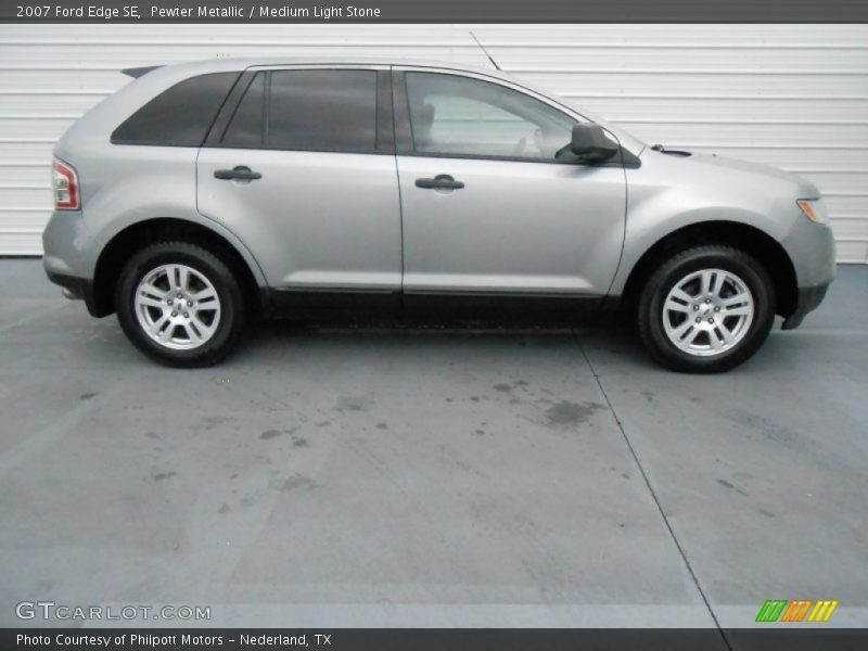 Pewter Metallic / Medium Light Stone 2007 Ford Edge SE