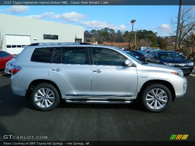 Classic Silver Metallic / Ash 2013 Toyota Highlander Hybrid Limited 4WD