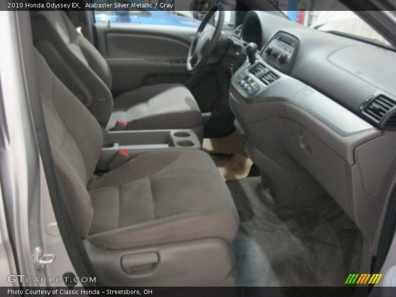 Alabaster Silver Metallic / Gray 2010 Honda Odyssey EX