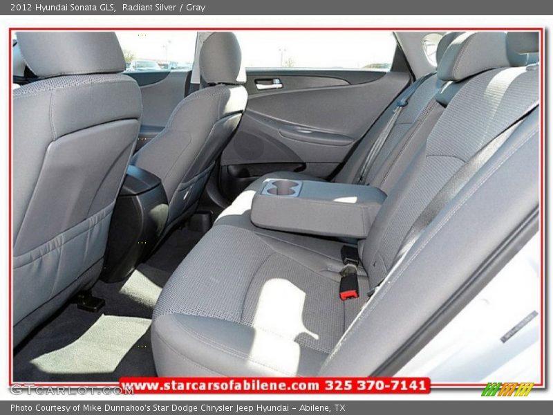 Radiant Silver / Gray 2012 Hyundai Sonata GLS