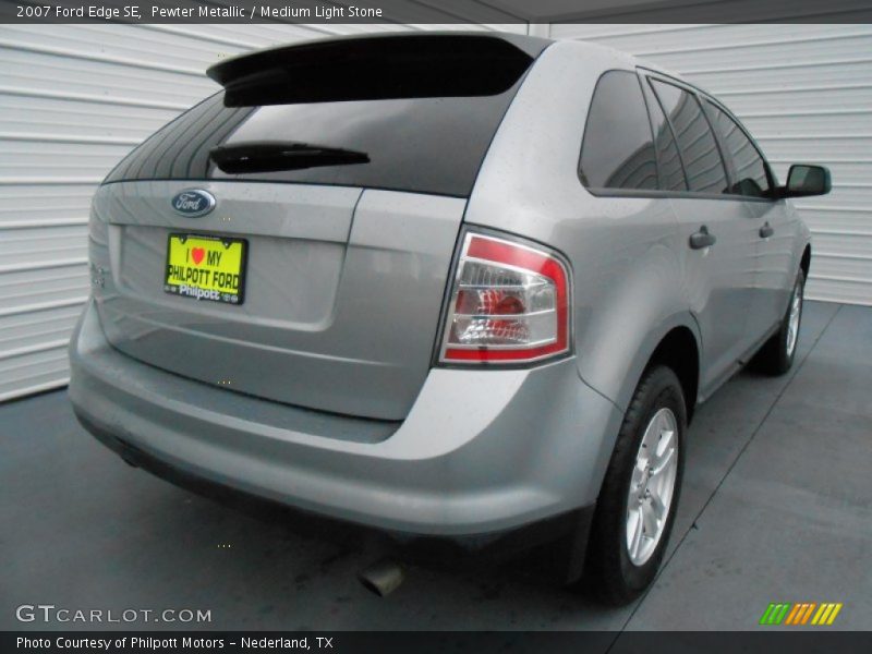 Pewter Metallic / Medium Light Stone 2007 Ford Edge SE