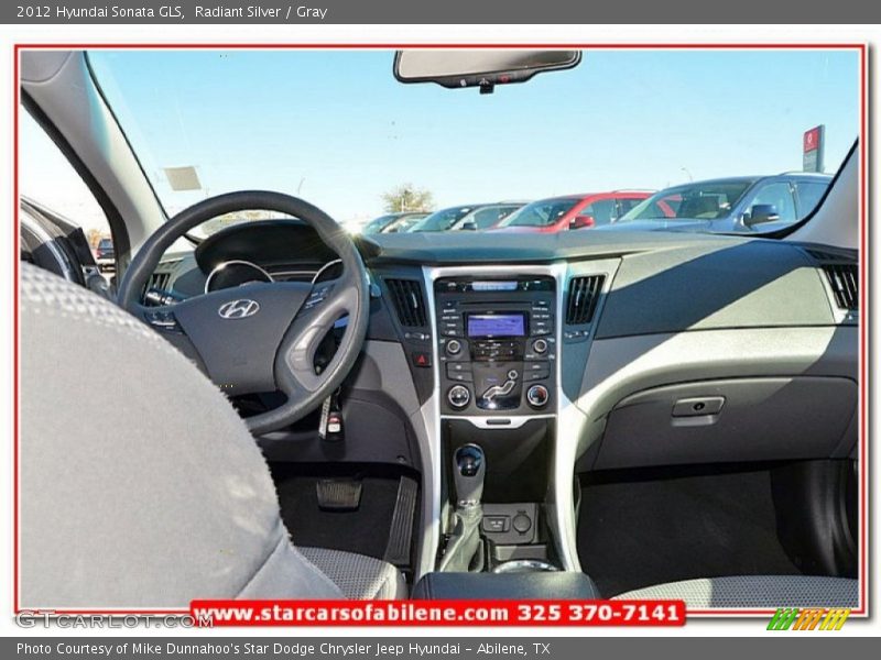 Radiant Silver / Gray 2012 Hyundai Sonata GLS