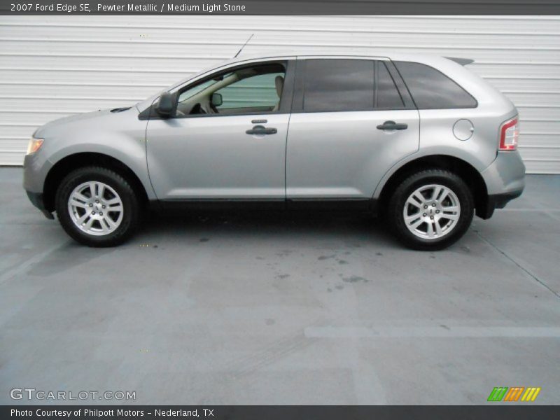 Pewter Metallic / Medium Light Stone 2007 Ford Edge SE