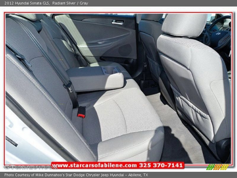 Radiant Silver / Gray 2012 Hyundai Sonata GLS