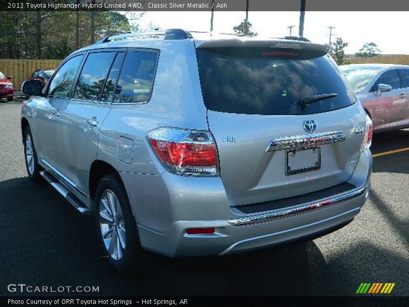 Classic Silver Metallic / Ash 2013 Toyota Highlander Hybrid Limited 4WD