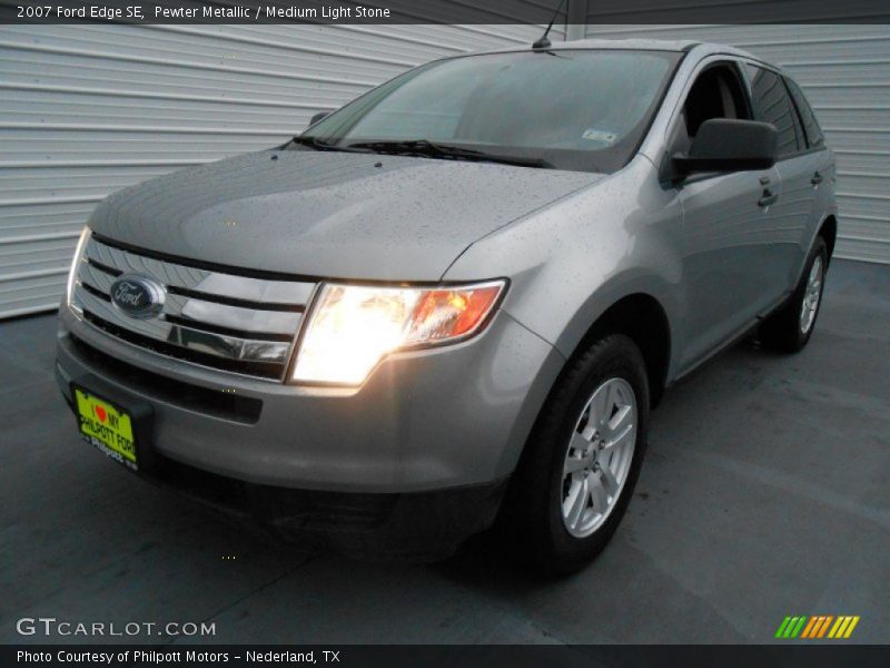 Pewter Metallic / Medium Light Stone 2007 Ford Edge SE