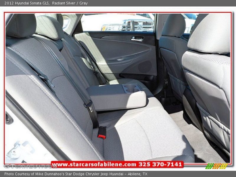 Radiant Silver / Gray 2012 Hyundai Sonata GLS