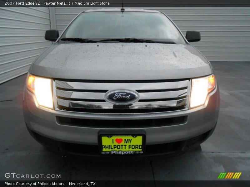 Pewter Metallic / Medium Light Stone 2007 Ford Edge SE