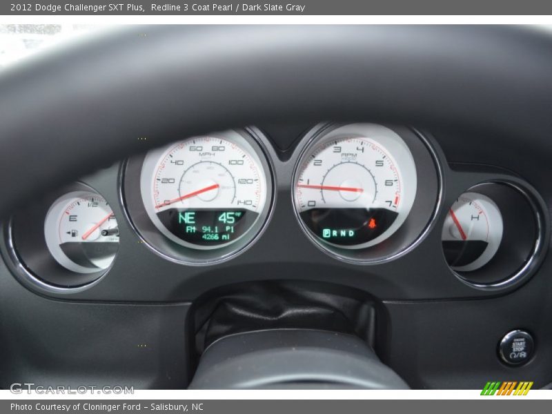  2012 Challenger SXT Plus SXT Plus Gauges
