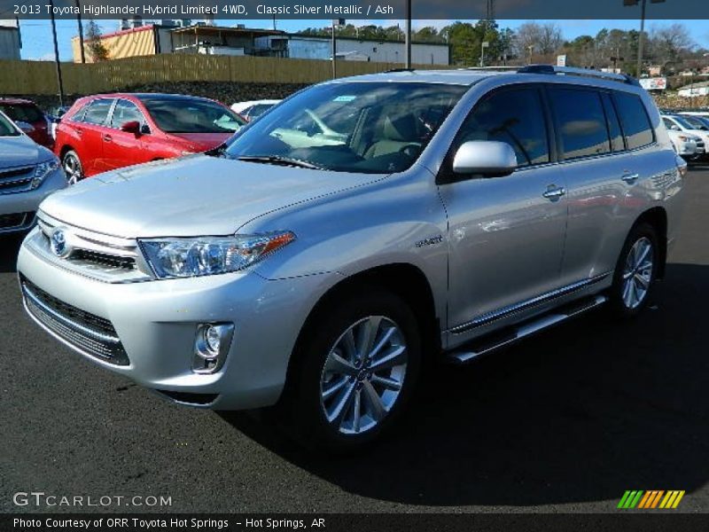 Classic Silver Metallic / Ash 2013 Toyota Highlander Hybrid Limited 4WD