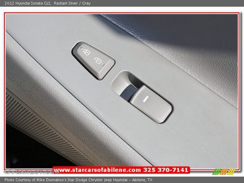 Radiant Silver / Gray 2012 Hyundai Sonata GLS