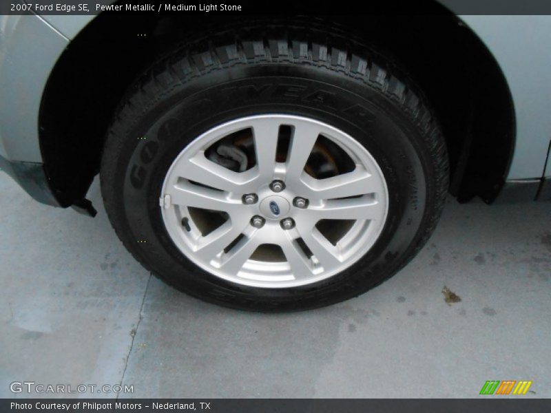 Pewter Metallic / Medium Light Stone 2007 Ford Edge SE