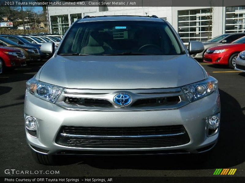 Classic Silver Metallic / Ash 2013 Toyota Highlander Hybrid Limited 4WD