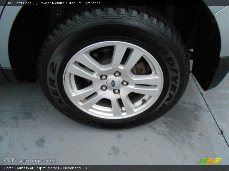 Pewter Metallic / Medium Light Stone 2007 Ford Edge SE