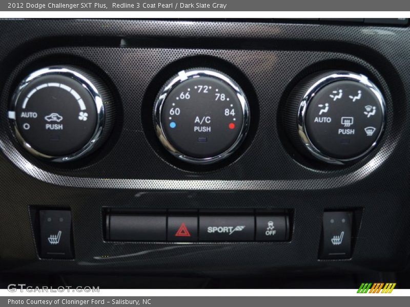 Controls of 2012 Challenger SXT Plus