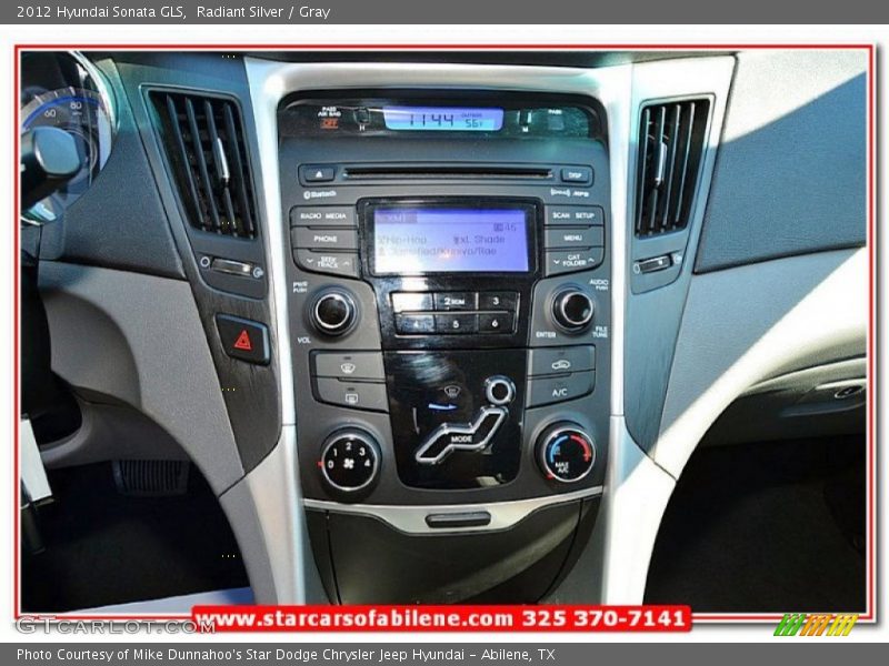 Radiant Silver / Gray 2012 Hyundai Sonata GLS