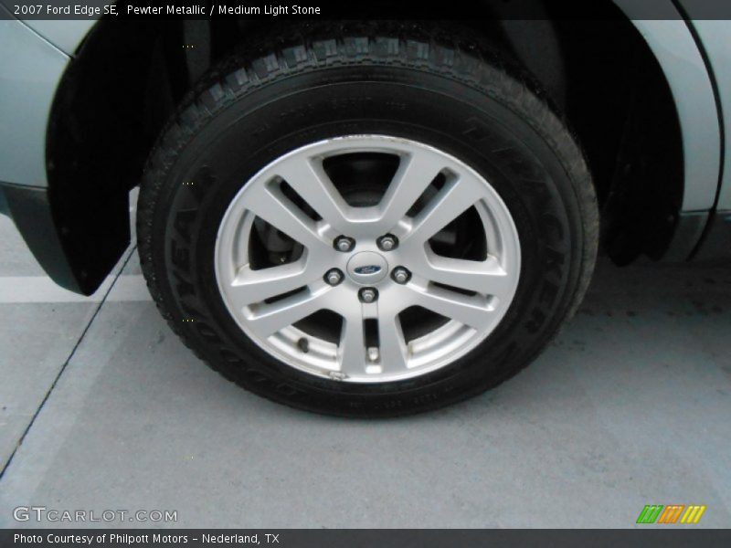 Pewter Metallic / Medium Light Stone 2007 Ford Edge SE