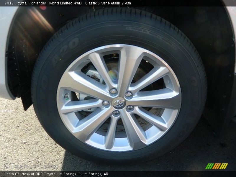 Classic Silver Metallic / Ash 2013 Toyota Highlander Hybrid Limited 4WD