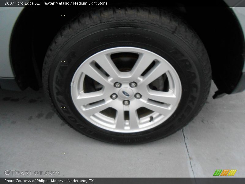 Pewter Metallic / Medium Light Stone 2007 Ford Edge SE
