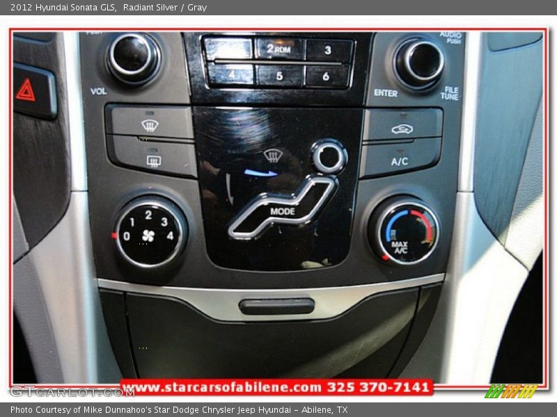 Radiant Silver / Gray 2012 Hyundai Sonata GLS