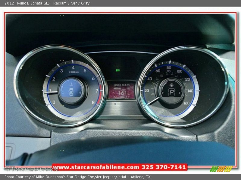 Radiant Silver / Gray 2012 Hyundai Sonata GLS