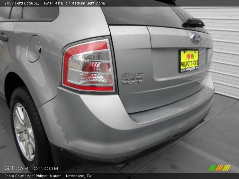 Pewter Metallic / Medium Light Stone 2007 Ford Edge SE