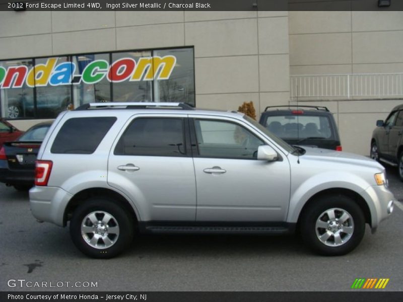 Ingot Silver Metallic / Charcoal Black 2012 Ford Escape Limited 4WD