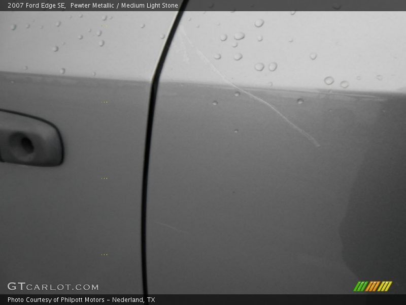 Pewter Metallic / Medium Light Stone 2007 Ford Edge SE