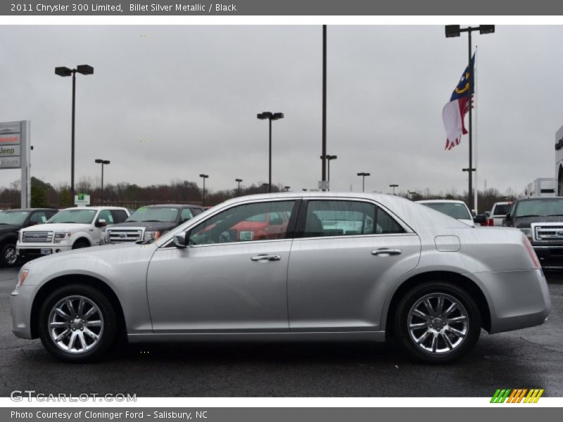 Billet Silver Metallic / Black 2011 Chrysler 300 Limited