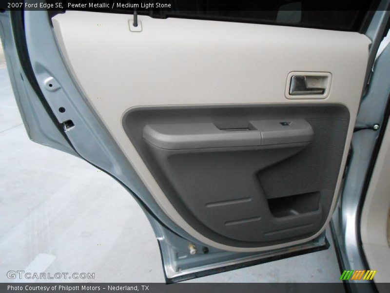 Pewter Metallic / Medium Light Stone 2007 Ford Edge SE