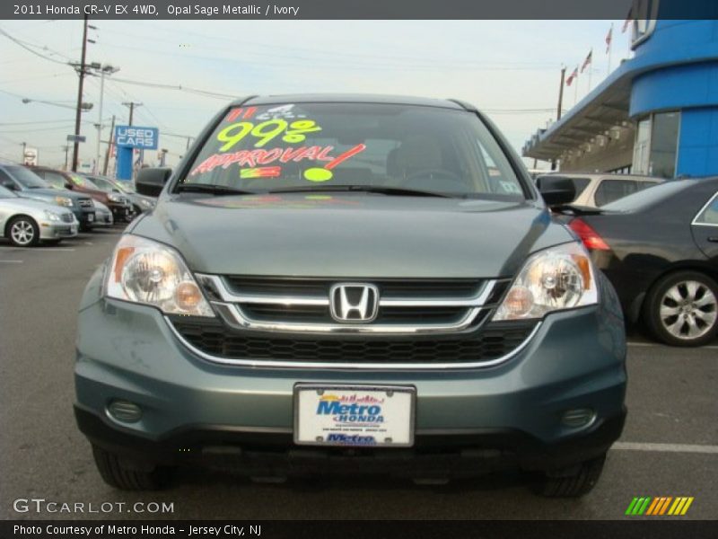 Opal Sage Metallic / Ivory 2011 Honda CR-V EX 4WD