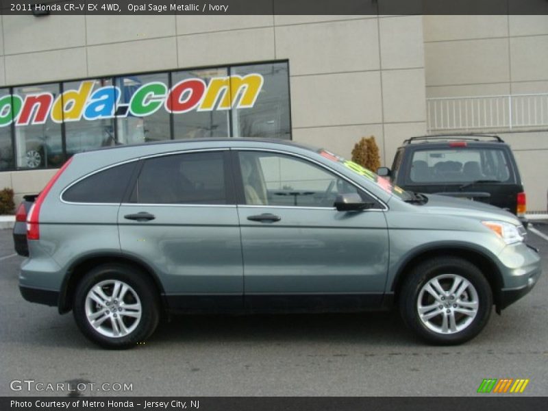 Opal Sage Metallic / Ivory 2011 Honda CR-V EX 4WD