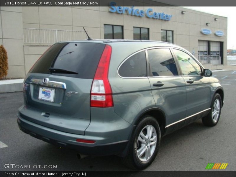 Opal Sage Metallic / Ivory 2011 Honda CR-V EX 4WD