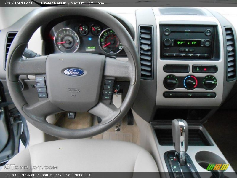 Pewter Metallic / Medium Light Stone 2007 Ford Edge SE