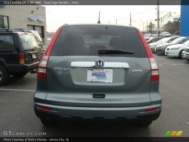 Opal Sage Metallic / Ivory 2011 Honda CR-V EX 4WD