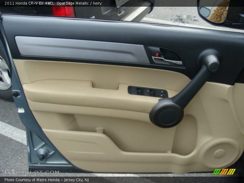 Opal Sage Metallic / Ivory 2011 Honda CR-V EX 4WD