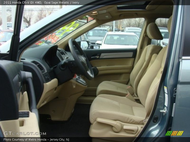 Front Seat of 2011 CR-V EX 4WD