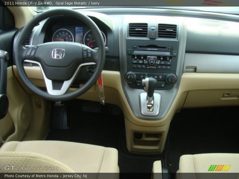 Opal Sage Metallic / Ivory 2011 Honda CR-V EX 4WD
