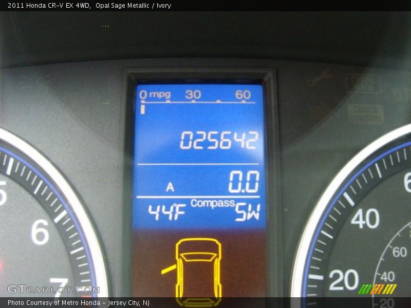 Opal Sage Metallic / Ivory 2011 Honda CR-V EX 4WD