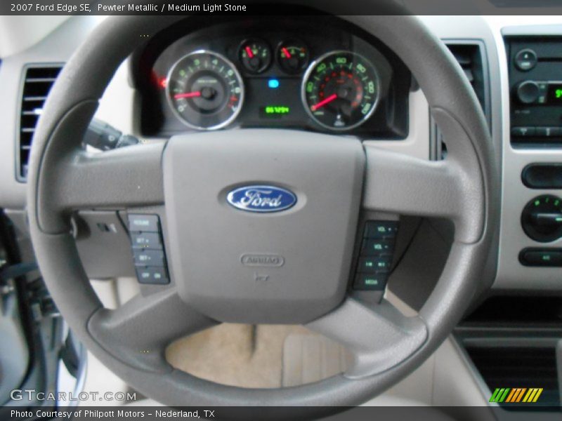 Pewter Metallic / Medium Light Stone 2007 Ford Edge SE