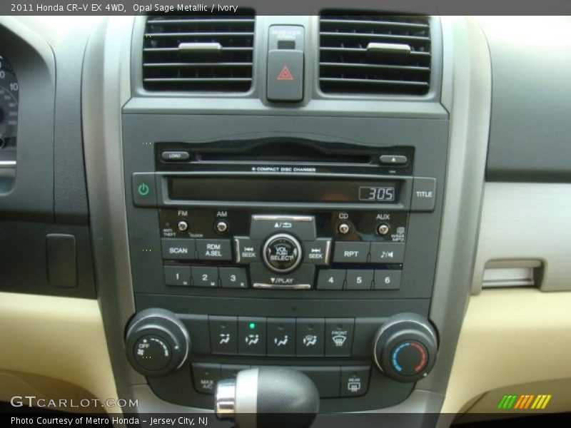 Opal Sage Metallic / Ivory 2011 Honda CR-V EX 4WD